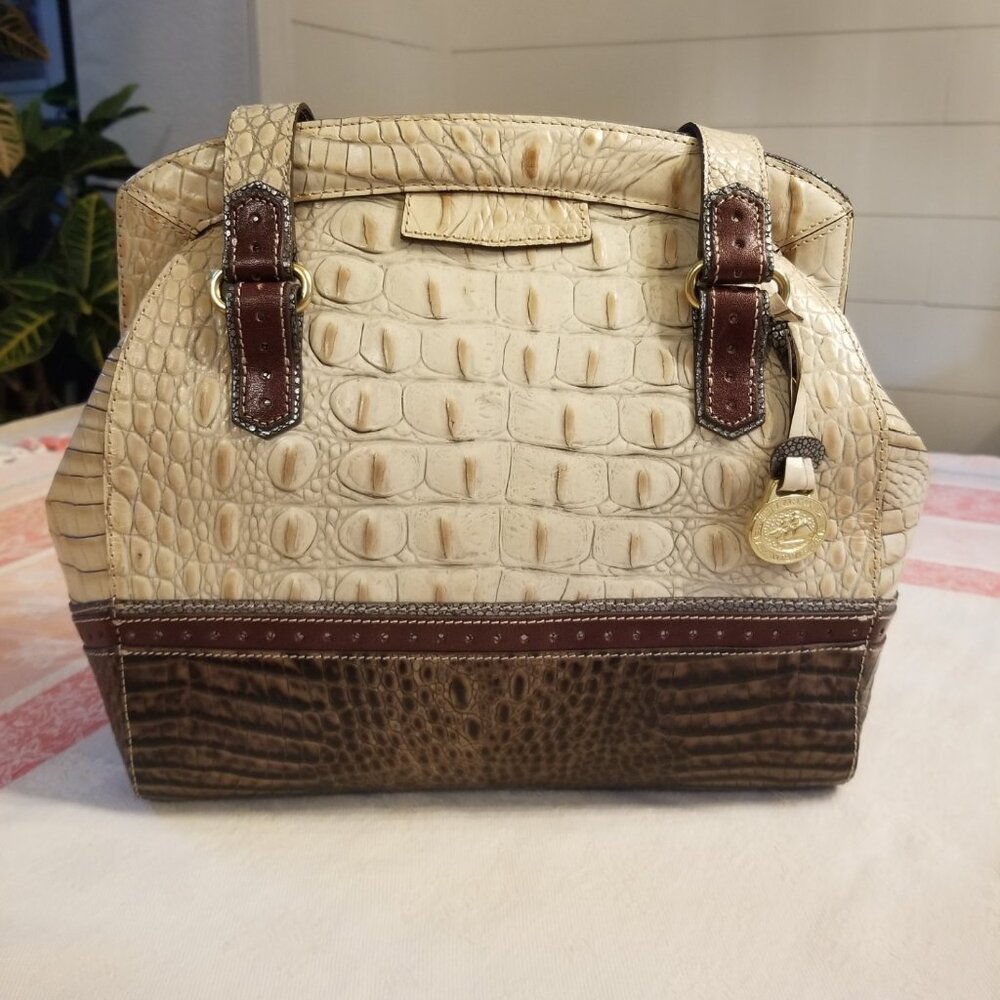 'Vintage Vibe' Brahmin Melbourne Handbag w/shoulder strap, Tri-color